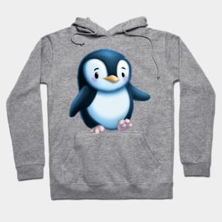 Cute Penguin Drawing Hoodie